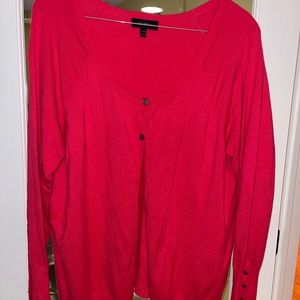 Lane Bryant Cardigan - Fushia